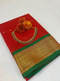 CUT-PATTA SILK SAREE